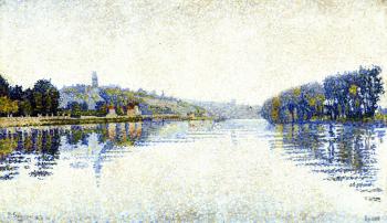 Reproductions of Paul Signac paintings, Fog, Herblay, Opus 208 Reproductions of Paul Signac paintings, Fog, Herblay, Opus 208